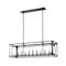 Z-Lite Easton Linear Chandelier, 9-Light, 13 In.W x 44 In.L x 13 In.H, Matte Black/Matte Black 3038-9L-MB - alternate 3